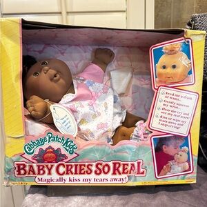 Vintage Baby Cries So‎ Real Doll - Pink Outfit New African American 1992